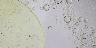 泡沫油白色的水背景抽象