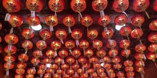 中国灯笼，用于庆祝中国新年，中国红灯笼，用于庆祝中国新年节日