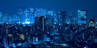 东京西新宿夜景