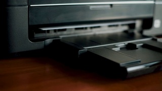 使用打印机打印文档视频素材模板下载