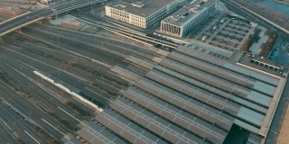 火车站鸟瞰图