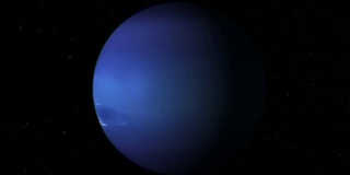 旋转行星海王星-中心-介质
