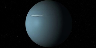 旋转行星天王星-中心-介质