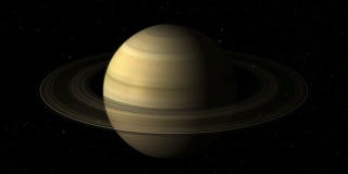 旋转行星土星-中心-介质