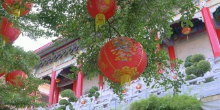 中国灯笼，庆祝中国新年