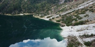 波兰塔特拉山脉的莫尔斯基湖