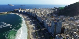 巴西科帕卡巴纳海滩，里约热内卢de Jainero