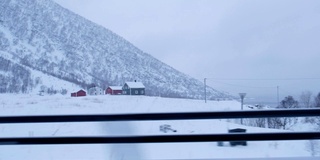 罗浮敦，北欧雪景边路观光