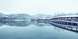 杭州冬天的风景