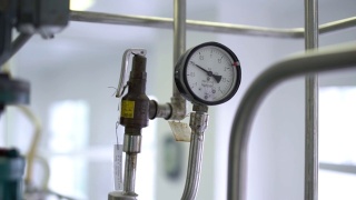测量液体或气体压力的压力表1视频素材模板下载