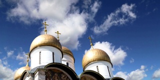圣母升天大教堂。俄罗斯莫斯科克里姆林宫内部