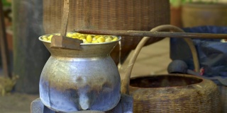 文化泰国丝羊毛手工煮丝虫茧