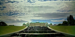 维也纳观景台城堡喷泉宽