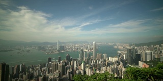 香港太平山顶全景