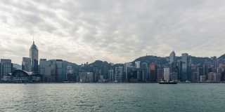 T/L WS PAN香港维多利亚港全景图