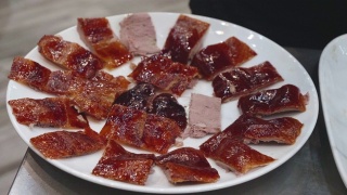 北京烤鸭-食物视频素材模板下载
