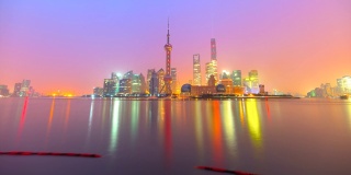 中国上海的现代城市景观和天际线