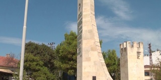 从Canakkale的Seddulbahir纪念碑俯瞰。Canakkale /土耳其09/19/2013