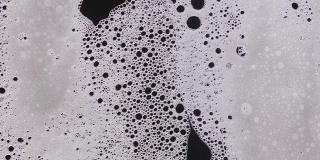 泡沫气泡抽象的黑色背景