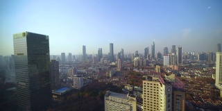 中国上海的市中心白天。