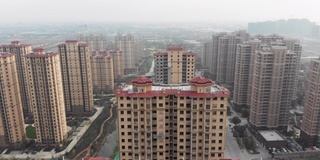 中国废弃的住宅建筑。