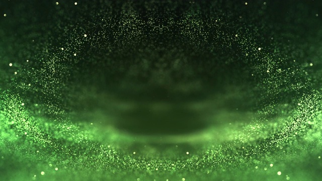 对称粒子背景(绿色)-循环