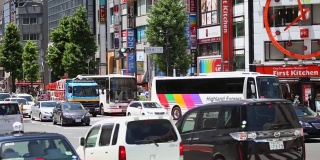 日本东京繁忙的街道
