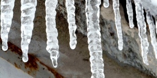 冰柱结晶冰滴