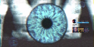 人的人工智能识别眼指系统