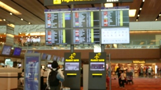 新加坡樟宜机场视频素材模板下载