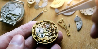 机械表维修，钟表匠作坊