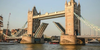 伦敦塔桥时光流逝