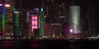 从星光大道看香港的夜景