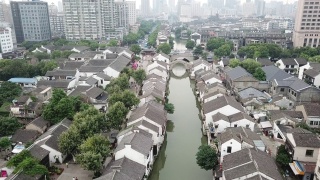 中国江南古镇的风景视频素材模板下载