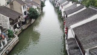 中国江南古镇的风景视频素材模板下载