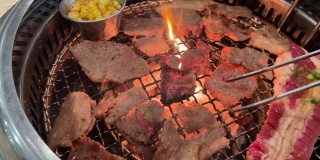火焰烤牛排，日式烧肉