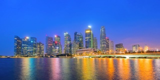 Time Laples View，新加坡，美丽的滨海湾地区
