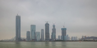珠海市海湾建设雨天时间间隔4k中国