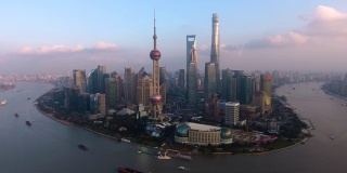 俯瞰上海摩天大楼
