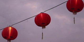 中国传统的纸灯笼
