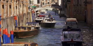 威尼斯，意大利，街道运河和典型的建筑