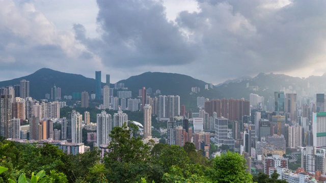 香港城市摩天大楼-现代城市商务区