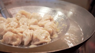 烹饪素水饺视频素材模板下载
