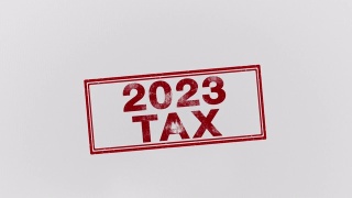 2023年的税收视频素材模板下载