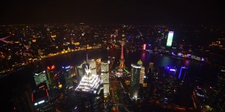 上海市中心的夜景