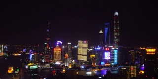 上海市中心的夜景