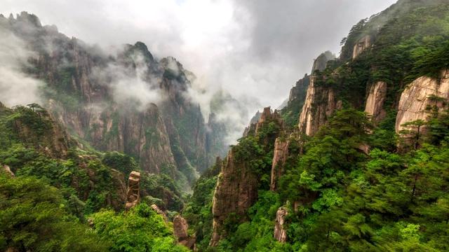 黄山的时光流逝