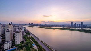 中国南昌城市延时摄影视频素材模板下载