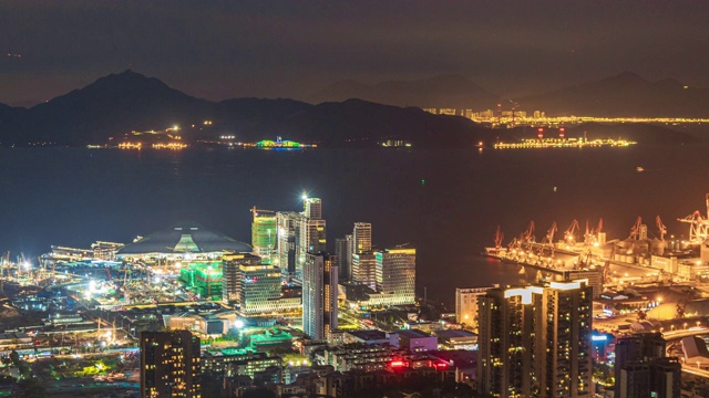 T/L MS HA ZI开发建设深圳市夜间邮轮码头和货运码头