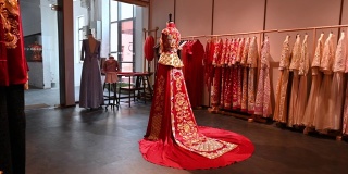 中国传统婚纱设计工作室